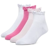 Lckr Youth   Ruffle Socks 4 Pack In Multi