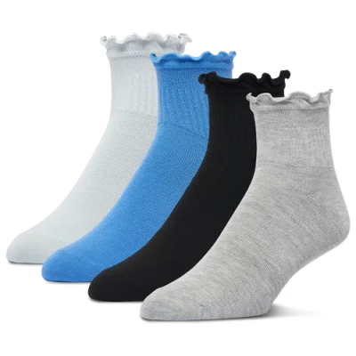 Lckr Youth   Ruffle Socks 4 Pack In Multi