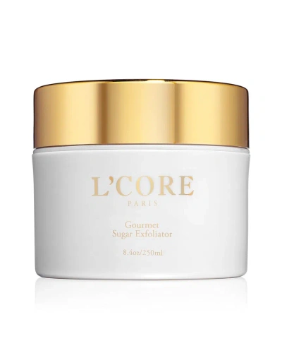 L'core Paris 8.4oz Gourmet Sugar Exfoliator In White