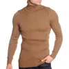 Lcr Black Edition Men's Turtleneck Sweater In Camel In Multi