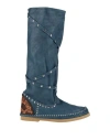 Ldir Woman Boot Blue Size 7 Leather