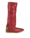 Ldir Woman Boot Brick Size 10 Soft Leather In Red