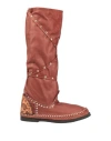 Ldir Woman Boot Chocolate Brown Size 10 Soft Leather