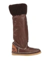 Ldir Woman Boot Dark Brown Size 7 Soft Leather