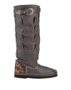 Ldir Woman Boot Grey Size 6 Leather