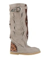 Ldir Woman Boot Light Grey Size 5 Leather In Gray