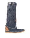 Ldir Woman Boot Midnight Blue Size 6 Leather