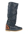 Ldir Woman Boot Navy Size 7 Soft Leather In Navy
