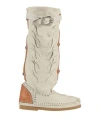 Ldir Woman Boot Off White Size 6 Leather