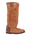 Ldir Woman Boot Tan Size 5 Leather In Brown