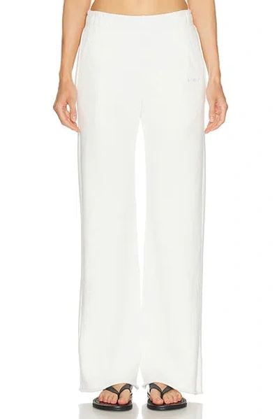 Ldma All Day Straight Leg Sweatpant In White