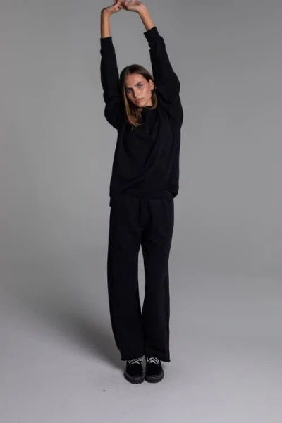 Ldma All Day Straight Leg Sweats In Black