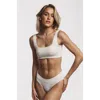 Ldma High Sculpt Bra Rib In Cream