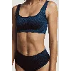 Ldma High Sculpt Thong Rib In Collegiate Blue