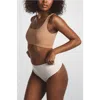 Ldma High Sculpt Thong Rib In Cream