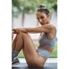 Ldma High Sculpt Thong Rib In Heather Grey