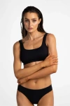 Ldma Low Hide Thong In Black