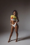 Ldma Low Hide Thong In White