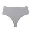 Ldma Women's High Sculpt Thong Rib Core Trio In Multicolor In Gray