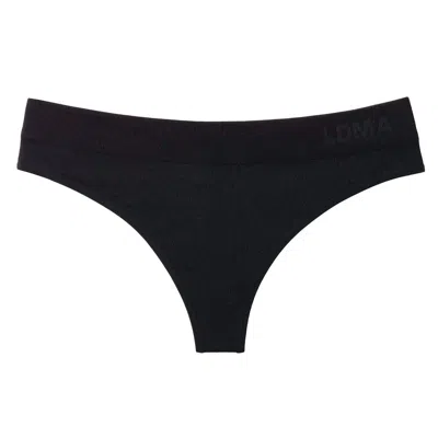Ldma Women's Low Hide Thong Rib Core Trio In Black