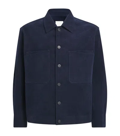 Le 17 Septembre Cotton Corduroy Shirt In Blue