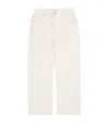 Le 17 Septembre Curved Seam Jeans In White