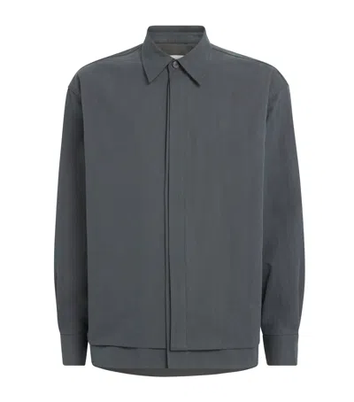 Le 17 Septembre Double-layered Shirt In Black