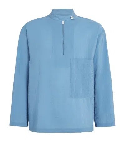 Le 17 Septembre Long-sleeve Shirt In Blue