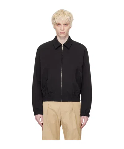 Le 17 Septembre Long-sleeved Casual Jacket In Black