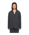 Le 17 Septembre Long Sleeved Suit Jacket In Black