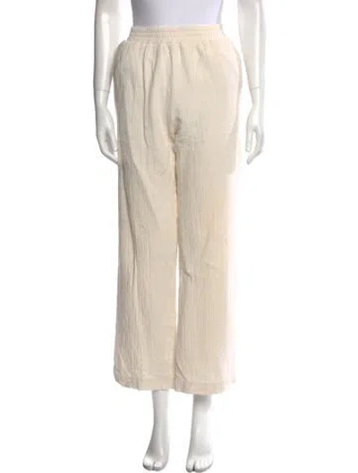 Pre-owned Le 17 Septembre Wide Leg Pants In Neutral
