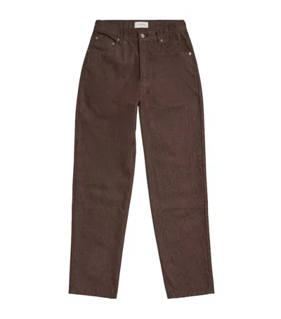 Le 17 Septembre Wide-leg Jeans In Brown