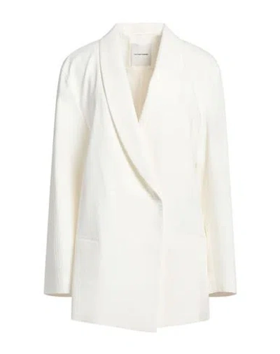 Le 17 Septembre Woman Blazer White Size 4 Cotton