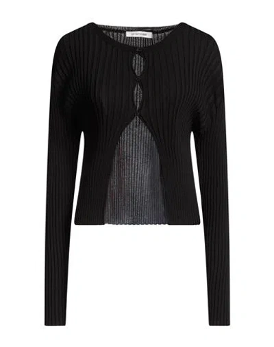 Le 17 Septembre Woman Cardigan Black Size 6 Rayon, Nylon