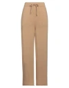 Le 17 Septembre Woman Pants Camel Size 6 Acrylic, Polyamide, Wool, Alpaca Wool In Beige