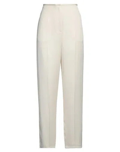 Le 17 Septembre Woman Pants Ivory Size 4 Polyester In White