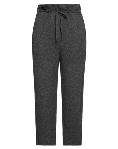 Le 17 Septembre Woman Pants Lead Size 4 Wool, Polyamide, Polyester In Grey
