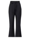 Le 17 Septembre Woman Pants Midnight Blue Size 4 Wool, Polyurethane, Polyester In Blue