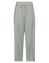 Le 17 Septembre Woman Pants Sage Green Size 6 Wool, Polyester, Polyurethane In Sage Green