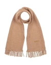 Le 17 Septembre Woman Scarf Camel Size - Cotton In Beige