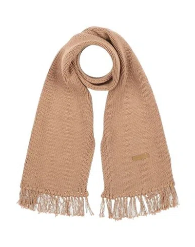 Le 17 Septembre Woman Scarf Camel Size - Cotton In Neutral