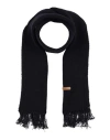 Le 17 Septembre Woman Scarf Midnight Blue Size - Cotton In Black