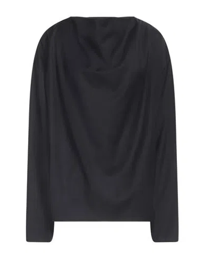 Le 17 Septembre Woman Top Midnight Blue Size 6 Wool, Polyester, Polyurethane