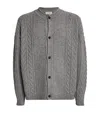 Le 17 Septembre Wool-blend Textured Cardigan In Gray