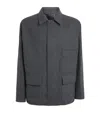 Le 17 Septembre Wool Field Jacket In Black