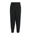 Le 17 Septembre Wool Pleated Trousers In Black