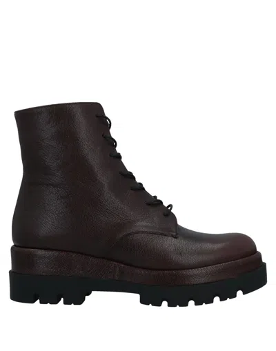 Le Babe Ankle Boots In Dark Brown