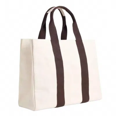 Le Bar Marche Women's La Plage Tote Bag In Cream In White