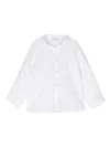 Le Bebé Enfant Button-up Linen Shirt In White