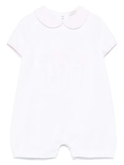 Le Bebé Enfant Babies' Embroidered Romper In White